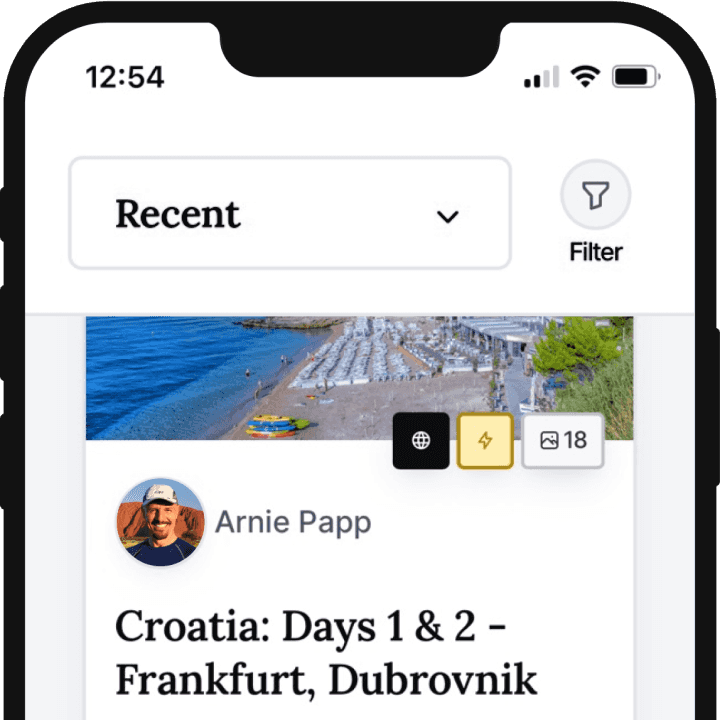Three example memories